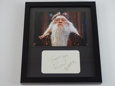 Lot 196 - HARRY POTTER: A framed and glazed display of a...