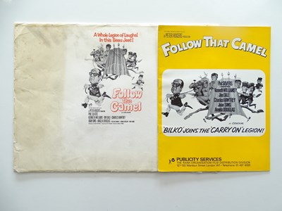 Lot 169 - CARRY ON FOLLOW THAT CAMEL (1967) - UK Lobby...