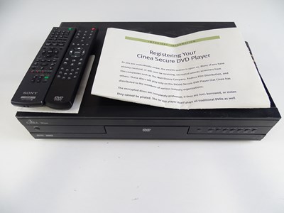 Lot 357 - A CINEA SV300 secure DVD player together with...