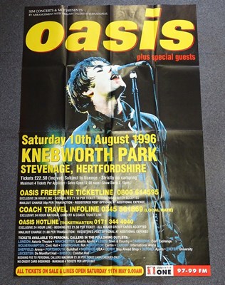 Lot 736 - OASIS at Knebworth Park (1996) - folded
