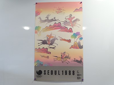 Lot 318 - SEOUL Olympics promotional posters - A series...