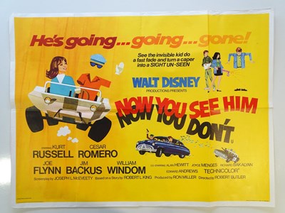 Lot 228 - A group of WALT DISNEY UK quad film posters (6...