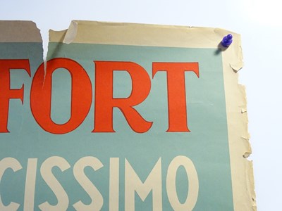 Lot 160 - Calmante Fort Italian 1940s Advertising Poster...