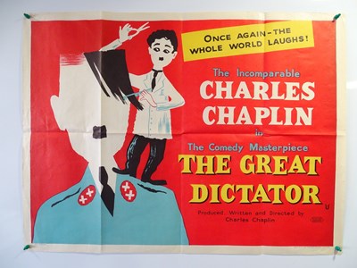 Lot 186 - THE GREAT DICTATOR (CHARLIE CHAPLIN) 1950s...