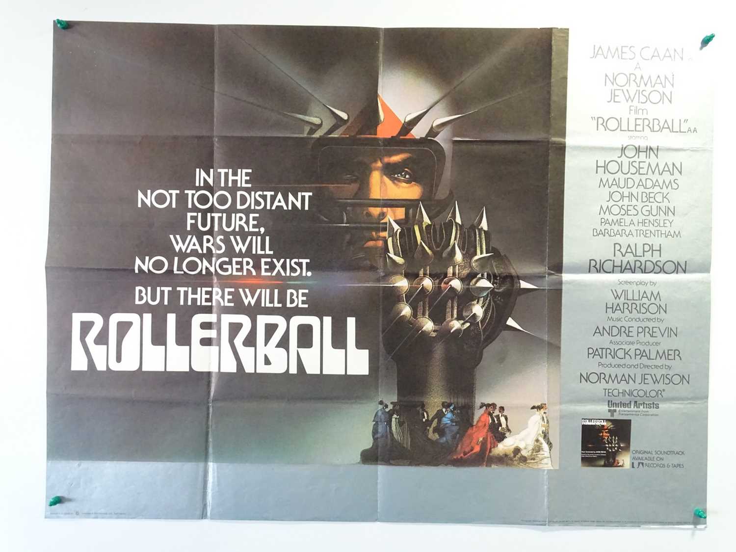 Lot 431 - ROLLERBALL (1975) - UK Quad folded as issued -...