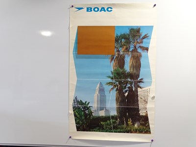 Lot 165 - BOAC 1960s Aviation Advertising Posters - A...