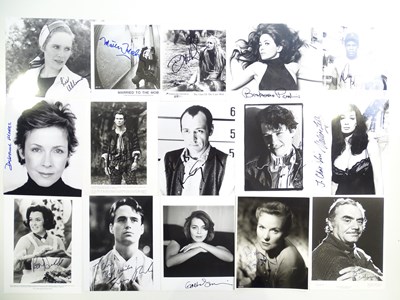 Lot 109 - A group of black and white 10 x 8 signed...