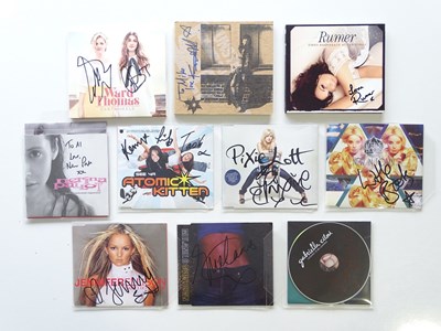 Lot 563 - A collection of signed CDs by various female...