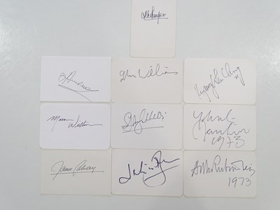 Lot 567 - A group of classical musicians signatures to...