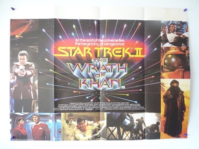 Lot 476 - STAR TREK: THE WRATH OF KHAN UK Quad film...