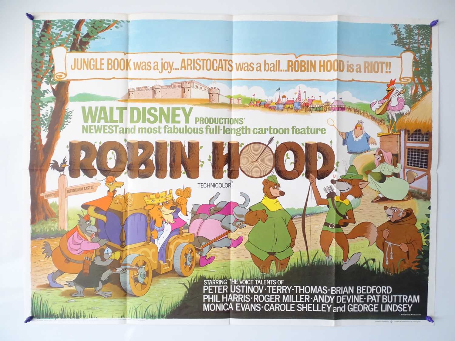 Lot 242 - WALT DISNEY: ROBIN HOOD (1973) Lot x 4