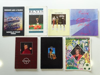 Lot 755 - A large quantity of concert tour programmes...