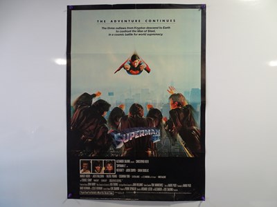Lot 222 - SUPERMAN II (1980) - a promo poster for the...