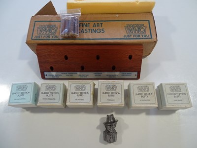 Lot 366 - DR WHO - limited editon busts and plinth - all...