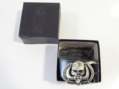 Lot 610 - A prototype MOTORHEAD warpig cast metal belt...