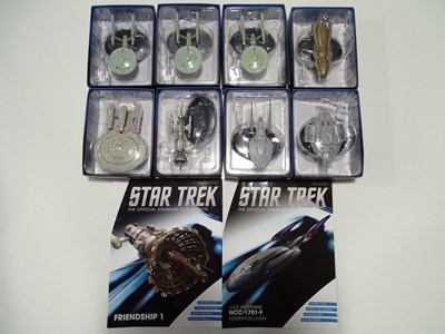 Lot 444 - A collection of EAGLE MOSS STAR TREK Starships...