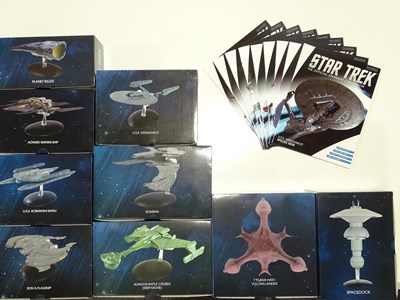 Lot 446 - A collection of EAGLE MOSS STAR TREK Starships...