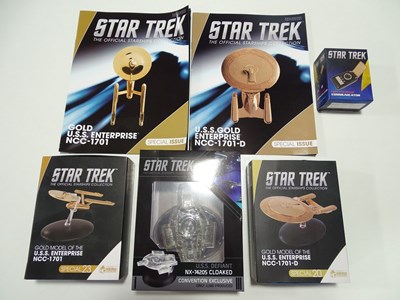 Lot 453 - A group of EAGLE MOSS STAR TREK Starships...