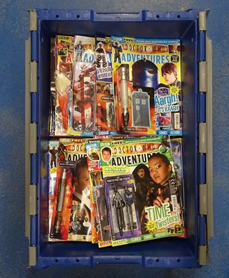 Lot 372 - DR WHO: A large crate of magazines - mostly...