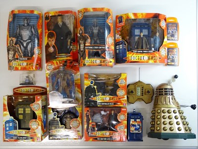 Lot 373 - DR WHO: A large group of toys, figures and...