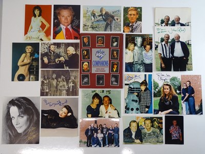 Lot 368 - DR WHO: A group of signed DR WHO related...