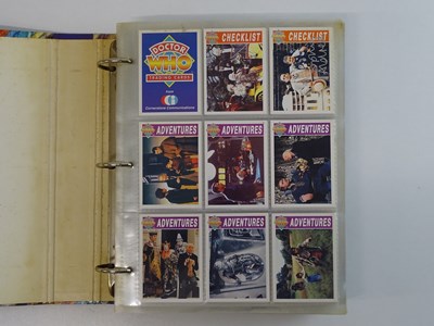 Lot 375 - DR WHO: A large ringbinder album containing Dr...