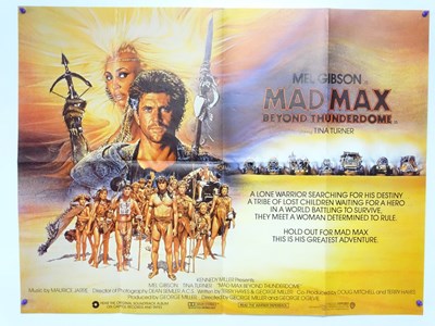 Lot 399 - MAD MAX BEYOND THUNDERDOME (1985) - UK Quad...