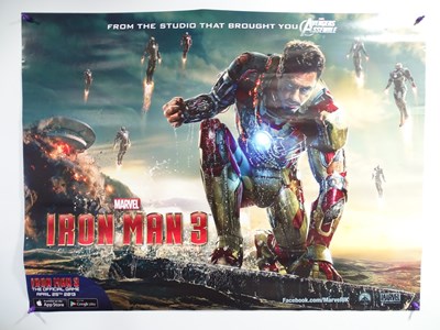 Lot 212 - IRON MAN 3 (2013) - A group of UK Quad film...