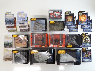 Lot 485 - A group of STAR WARS diecast vehicles by...
