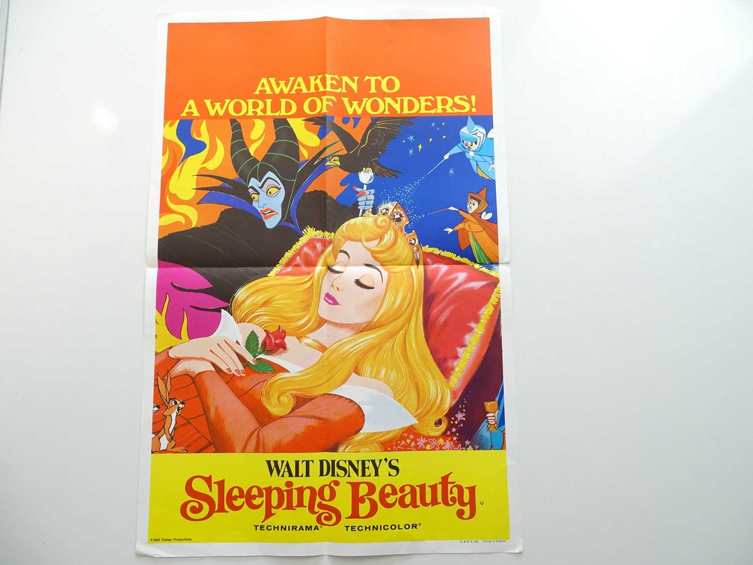 Lot 243 - WALT DISNEY: SLEEPING BEAUTY (1970's Release) -...