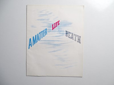 Lot 289 - A MATTER OF LIFE AND DEATH (1946) - Press...