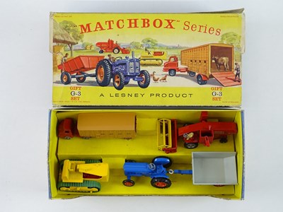 Lot 115 - A MATCHBOX Gift set G-3 Farming set, rarer...