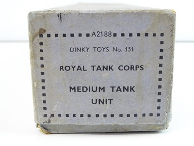 Lot 131 - A DINKY 151 pre-war Royal Tank Corps Medium...