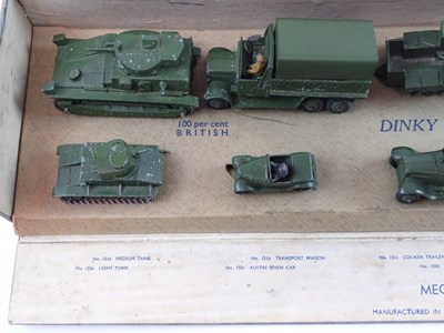 Lot 136 - A scarce DINKY 156 pre-war "Mechanised Army"...