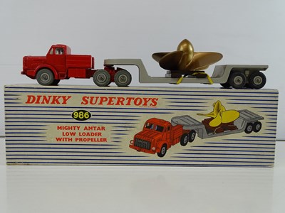Lot 139 - A DINKY 986 Mighty Antar Low Loader with...