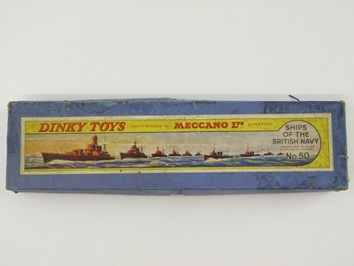 Lot 142 - A DINKY No. 50 "Ships of the British Navy"...