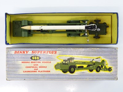 Lot 145 - A DINKY 666 Missile Erector Vehicle with...