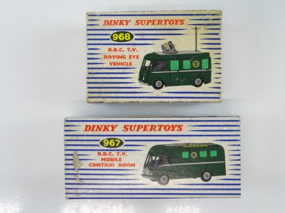 Lot 154 - A pair of DINKY broadcasting related vehicles...