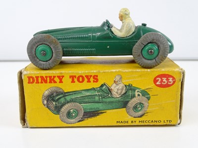Lot 157 - A trio of DINKY racing cars comprising a 231...