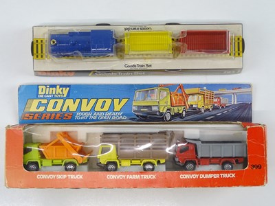 Lot 162 - A pair of DINKY sets comprising a 784 Goods...