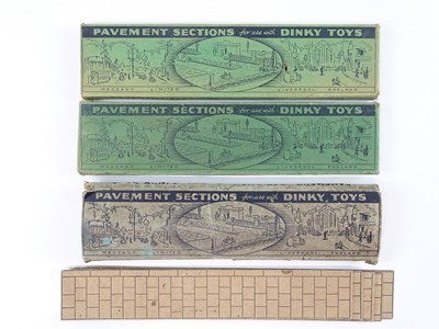 Lot 164 - A group of DINKY Toys Pre-War 46 Pavement Sets...