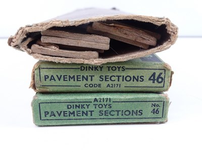 Lot 164 - A group of DINKY Toys Pre-War 46 Pavement Sets...