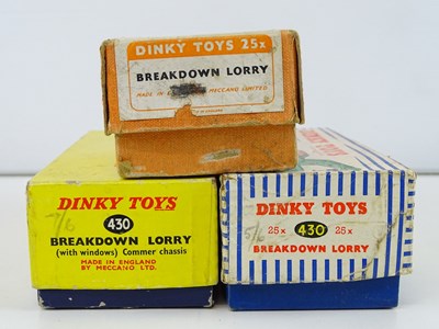 Lot 165 - A group of DINKY Breakdown lorries comprising...