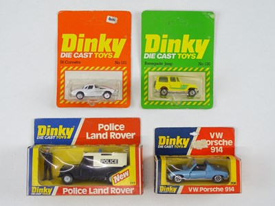 Lot 168 - A group of later DINKY cars to include a 208...