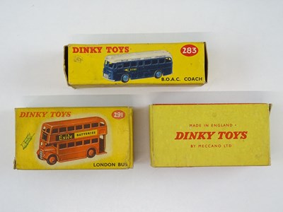 Lot 169 - A group of DINKY buses comprising a 283 BOAC...