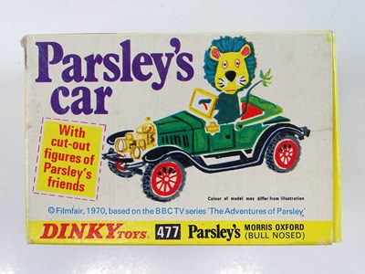 Lot 174 - A DINKY 477 "Parsley's Car" Morris Oxford...
