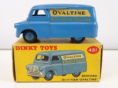 Lot 176 - A DINKY 481 Bedford Van in "Ovaltine" livery -...