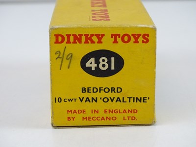 Lot 176 - A DINKY 481 Bedford Van in "Ovaltine" livery -...