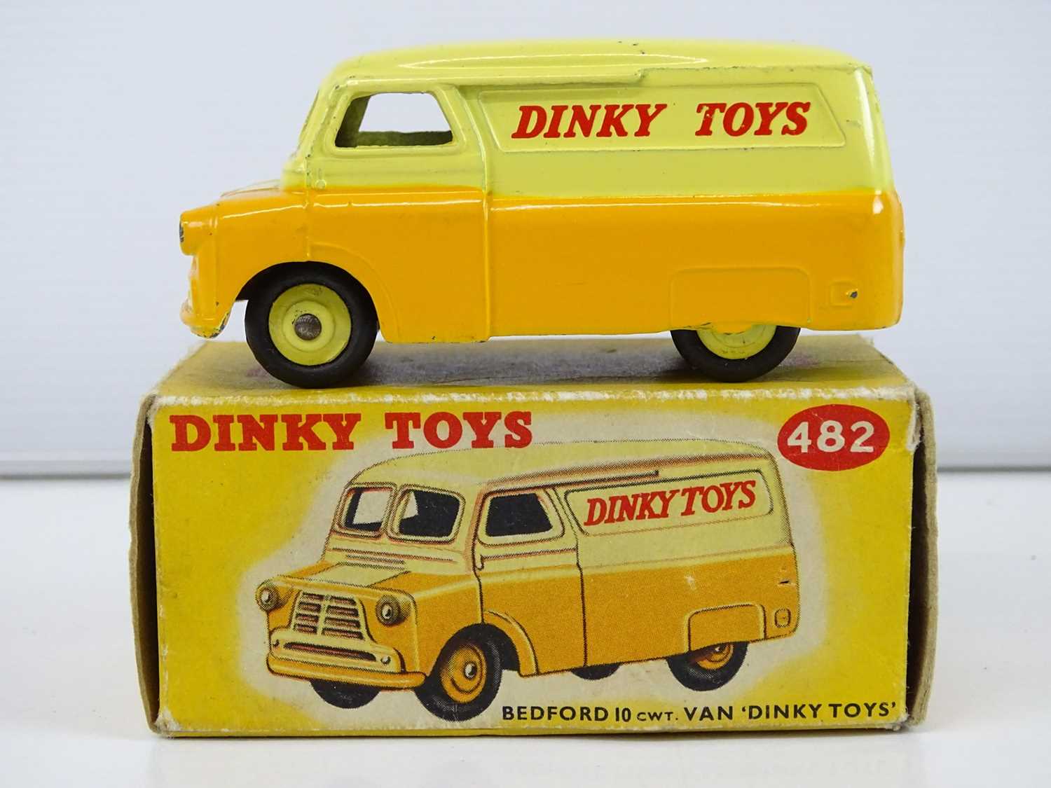 Lot 181 - A DINKY 482 Bedford Van in "Dinky Toys" livery...