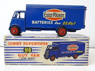 Lot 192 - A DINKY 918 Guy Van in blue "Ever Ready" - G...